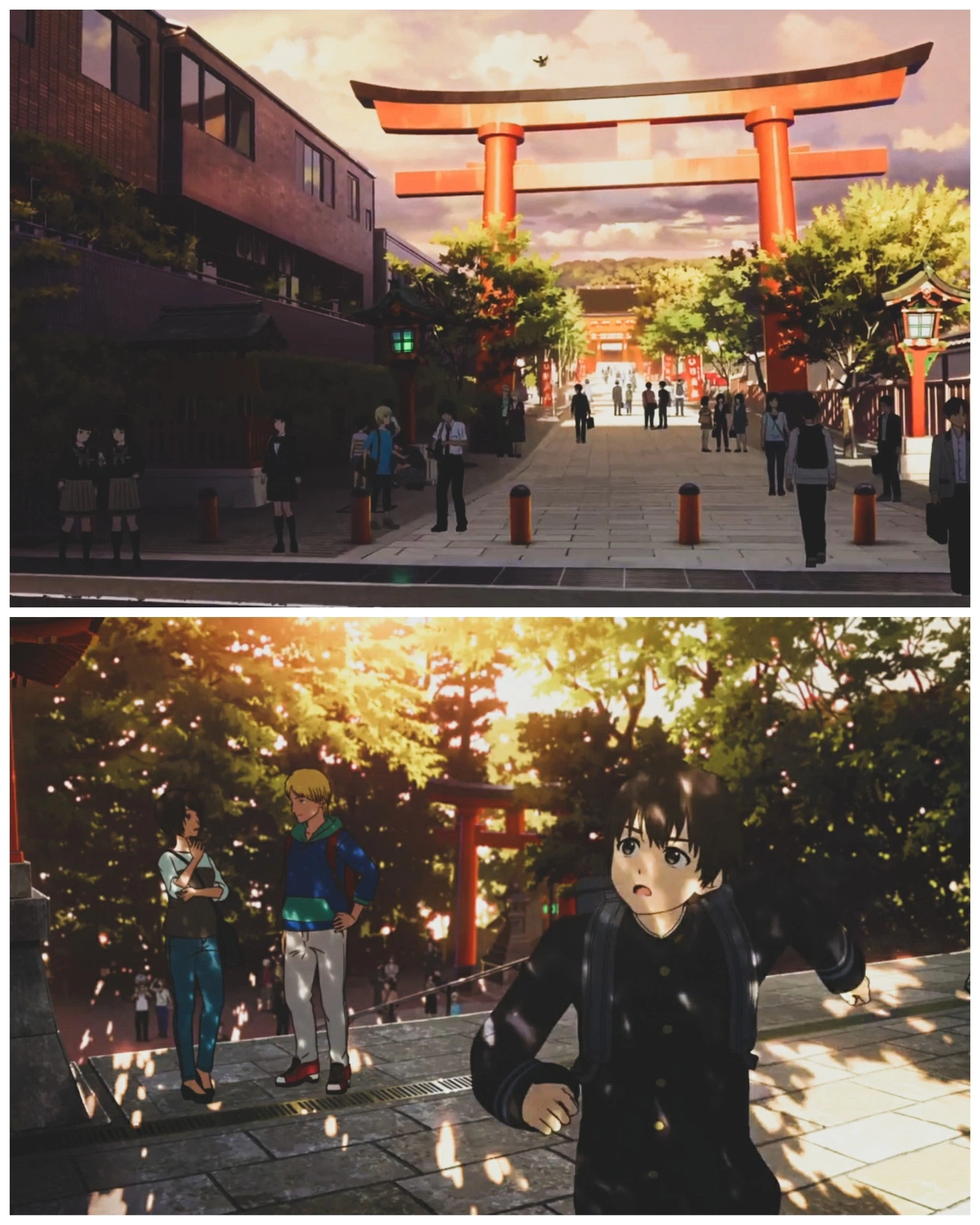 日本京都动漫电影取景地街景